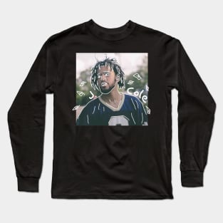 j. cole off seasons drawing art 2 Long Sleeve T-Shirt